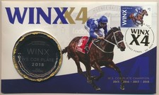 Australia: 2018 WINXx4 W.S.Cox Plate Champion 60mm Medal PNC, Horse Racing 
