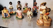 Beautiful Vintage 1994 Young's Inc. African American  Figurines