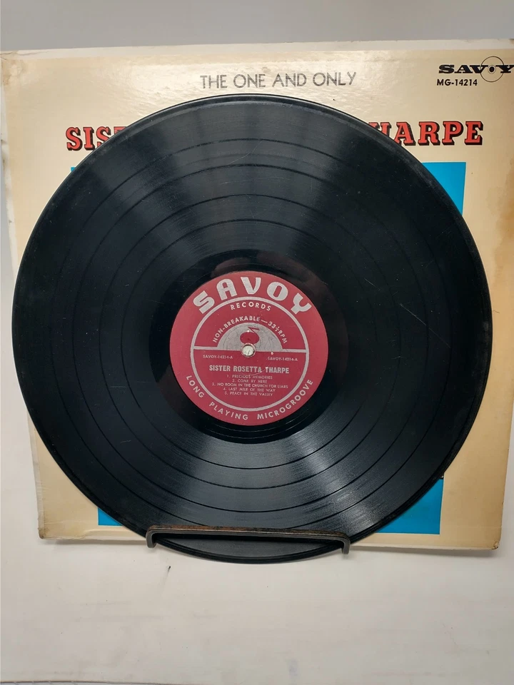 Sister Rosetta Tharpe - Precious Memories LP 1968 Savoy 1st Press MG-14214 Mono - Image 3 of 4