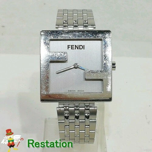 Orologio FENDI 020 4000L 979 Usatoio Acci Inoxa Donnao Quarzoo Argent
