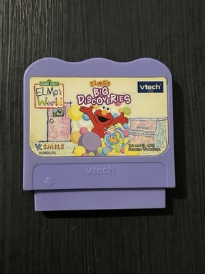 Vtech V.Smile Elmo's World Big Discoveries Smartridge Game 2005 Sesame Street