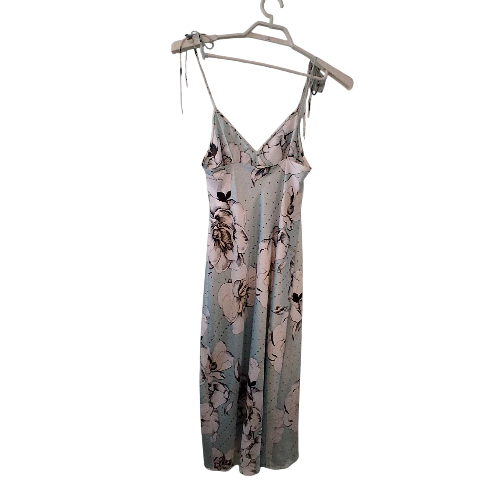 UNDERCOVER Victorias Secret abito slip lingerie donna piccolo maxi raso floreale