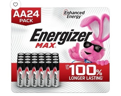 Energizer  AA Alkaline max  Battery- 24 Count