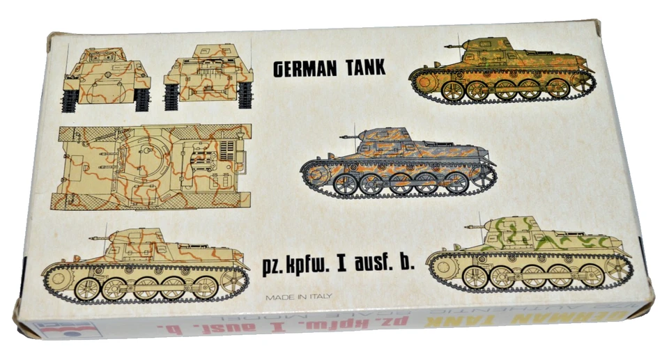 ESCI 1/72 ref 8024 German Tank pz.kpfw. I ausf. b. Etat neuf en boîte - Photo 2/4