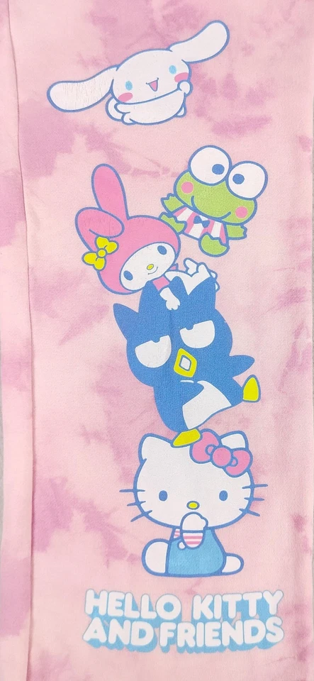 Pantalones Hello Kitty And Friends Niñas 13/14 Tie Dye Cinnamoroll Keroppi Sanrio Foto 4 de 4