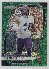 2024 Panini Prizm Green Sparkle Prizm 8/8 Ivan Pace Jr #189 6m7