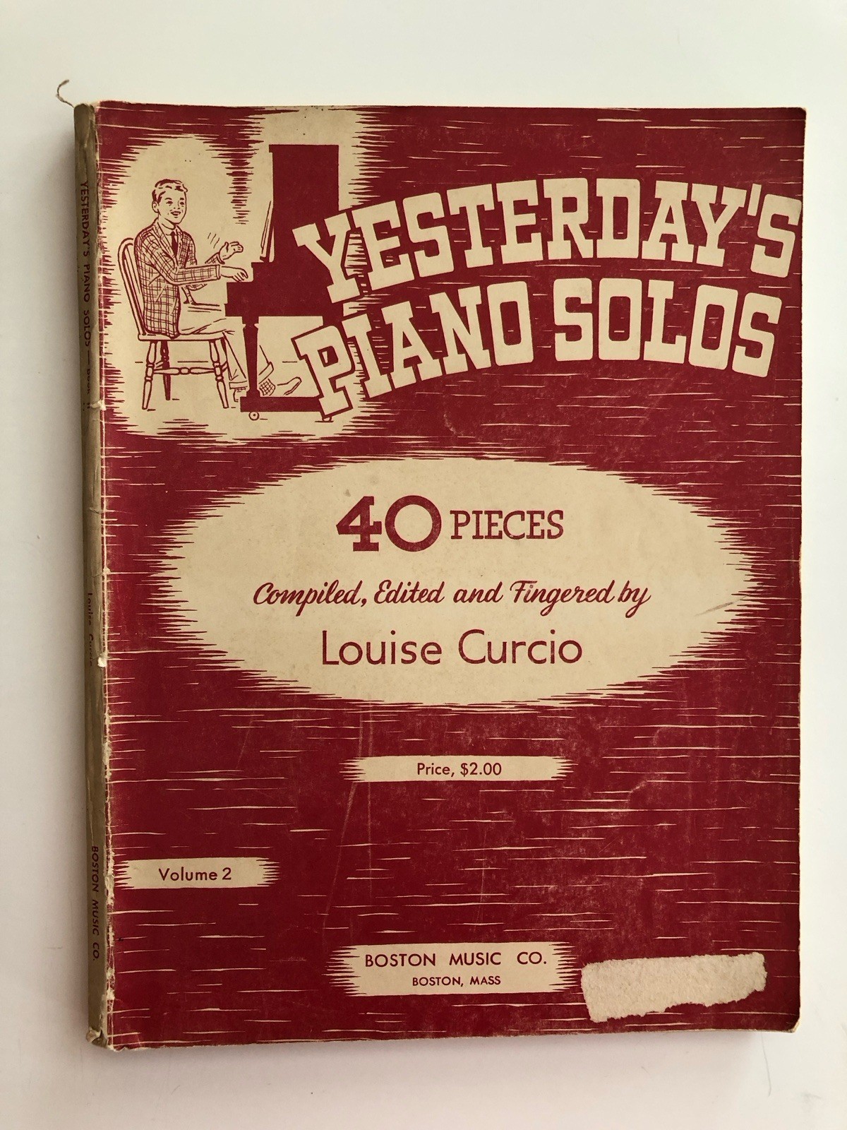 Solo di pianoforte di ieri di Louise Curcio Songbook