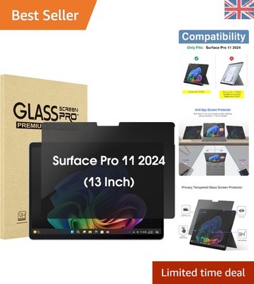 Sichtschutzfolie für 13'' Surface Pro 11 2024 - Anti-Spy Hartglas
