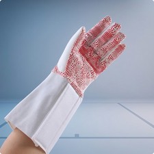 Fencing Competition Glove Long Cuff Fingered Fencing Glove Close Fit