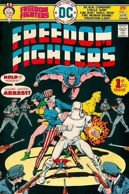 Freedom Fighters #1 GD; DC | low grade - Uncle Sam - w/Bag+Board