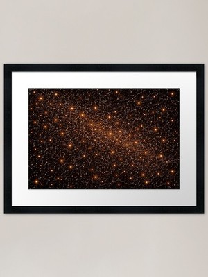 Star pattern Framed Art Print Framed Wall Art Poster Canvas Print Picture