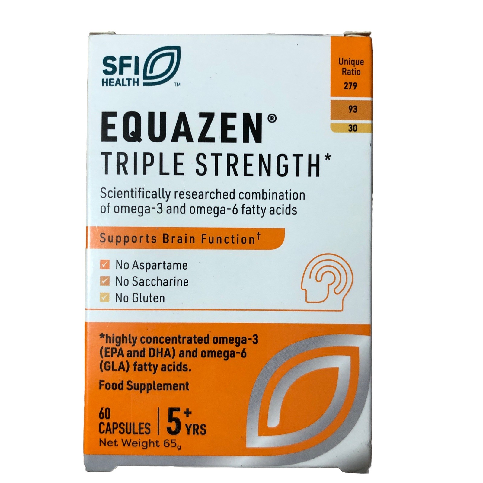 Equazen Triple Strength Capsules. Support Brain Function - 60 Capsules