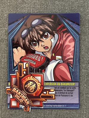 Bakugan Gundalian Invaders BakuMeter Blast Blue Ability Card Dan Kuso 1/1