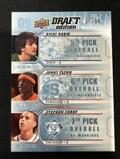 2009-10 UD DRAFT EDITION CURRY-HARDEN-RUBIO DRAFT CLASS BLUE RC - #D-HRC /99