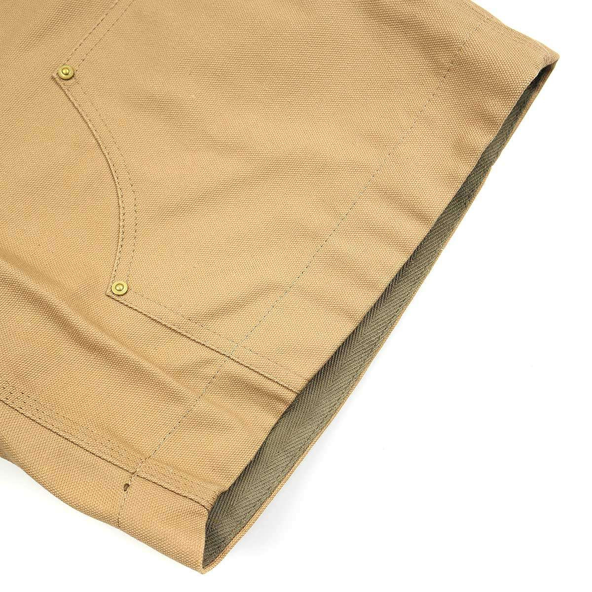 Sacai x Carhartt WIP 24SS Duck Shorts Brown Double Knee 2403392M 