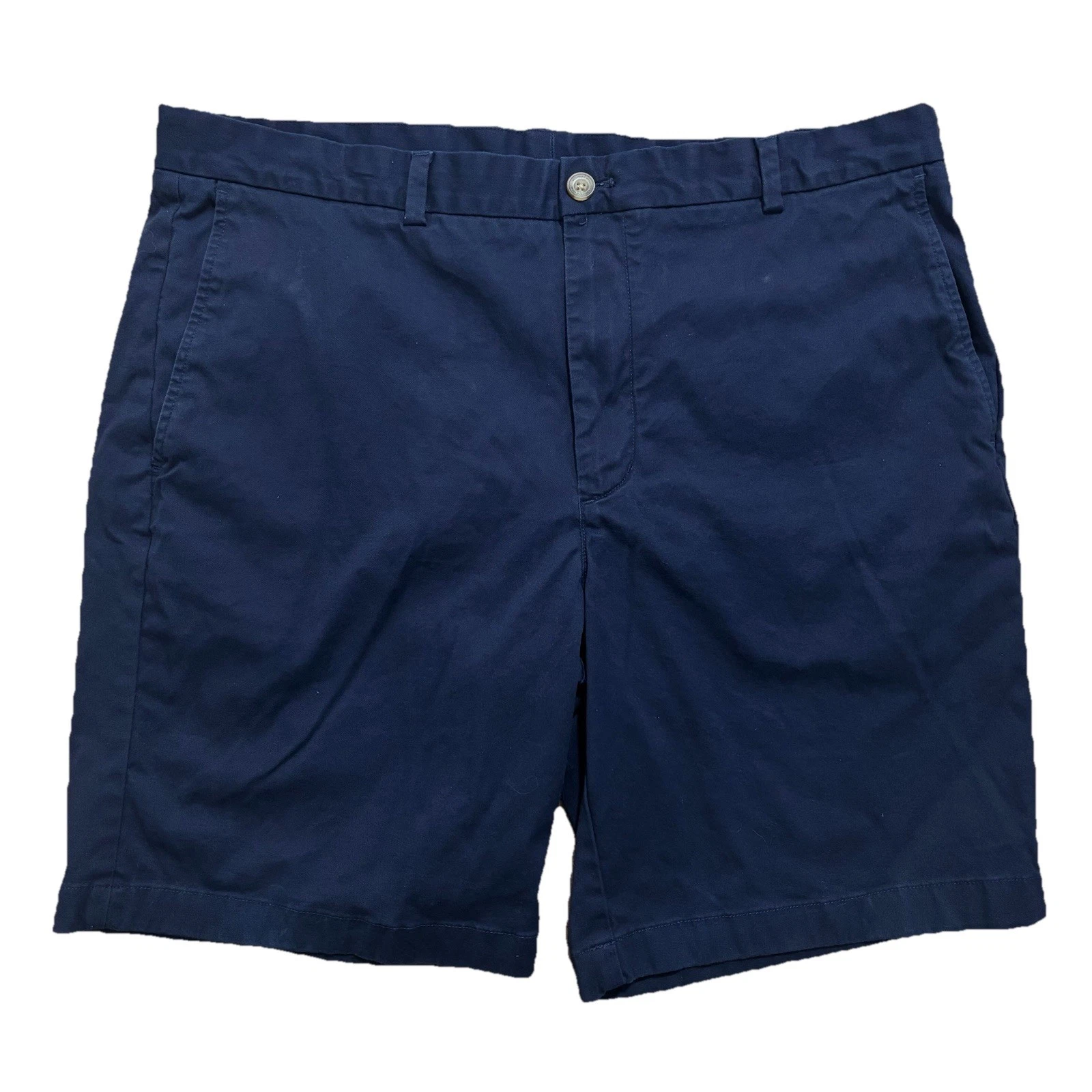 Vineyard Vines Breaker Shorts Men’s Sz 38 Navy Blue Stretch Chino Preppy Casual