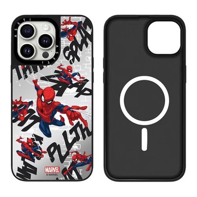 【GW値下】casetify marvel spiderman iPhone17 Magnetic Shockproof Cool Spider-Man Phone Case for iPhone 17 16 15