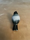 Vintage Hand-Painted Porcelain Bird Figurine 2.5” Gloss Finish Mcm Japan Style — photo 4