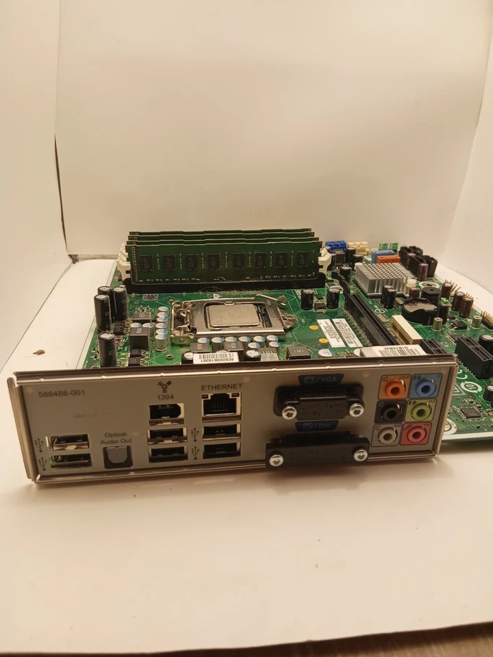 Genuine MSI MS-7613 HP Lona-GL8E Intel H57 LGA1156 + Intel i7 860  GHz  8gb Ram  - Image 4 of 4