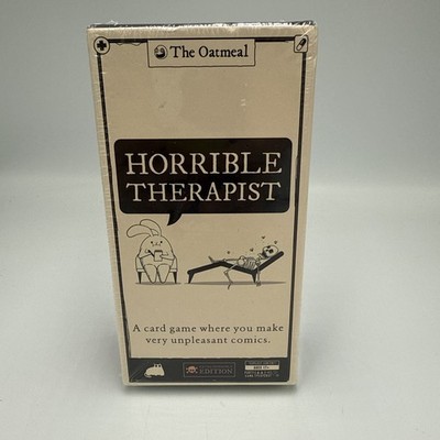 Horrible Therapist Card Game Extra Horrible Edition Explicit 17+ The Oatmeal NEW