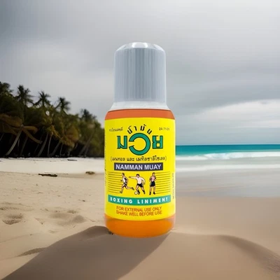 NAMMAN MUAY 450 ml NAMMAN BOXING LINIMENT ÖL VERSAND DIREKT AUS THAILAND 7-15 Tage £29,99