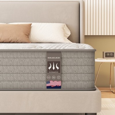 12'' 14'' Twin Full Queen King Gel Memory Foam Hybrid Mattress, Mattress In A Box