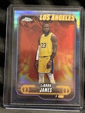 2024-25 Topps Chrome LeBron James #22 Blue Refractor