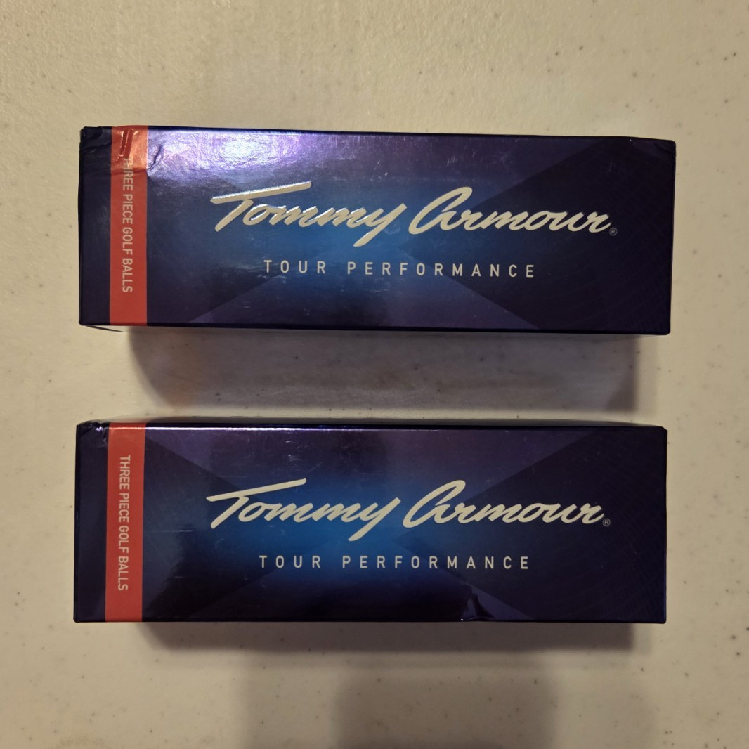 2 Tommy Armour Tour Performance 3-Piece Tour Preferred Golf Balls