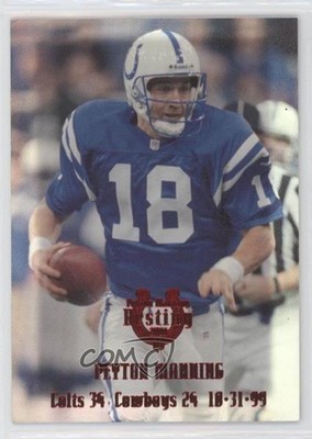 2000 Collector's Edge Destiny Red Holofoil 21/25 Peyton Manning #PM23 HOF 0e5c