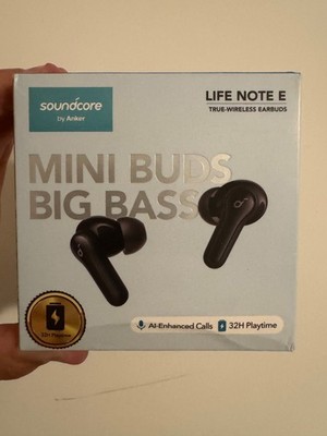 Anker Soundcore Life Note E True Wireless Bluetooth Earbuds - Black - New!