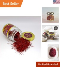 Organic All Red Saffron Threads - 2022 Award Winner for Culinary Perfection