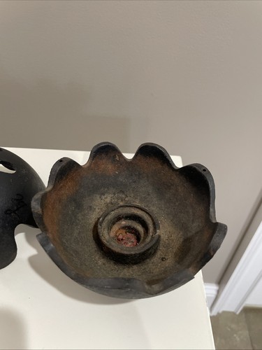 Vtg Danish Cast iron Sphere Candle Holder C&C Holmgren Illums Bolighus Denmark - Picture 7 of 8