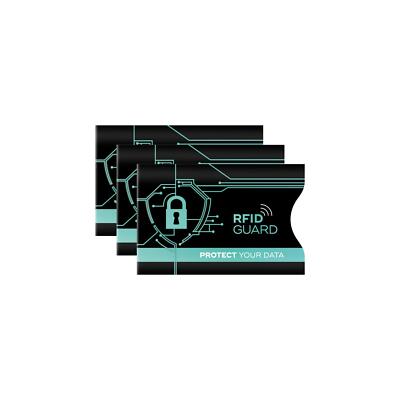 RFID GUARD 3x NFC Block Abschirmung Anti-Phishing Karten Hülle Sleeves Schutz