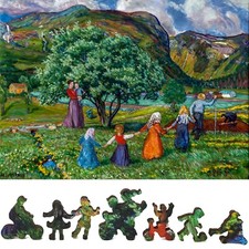 Wooden Puzzle for Adults by FoxSmartBox - 420 Pcs - Summer and Playing Children