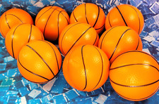 Basketball Mini Foam Basketballs ORANGE 2.5-Inch Foam BASKETBALLS