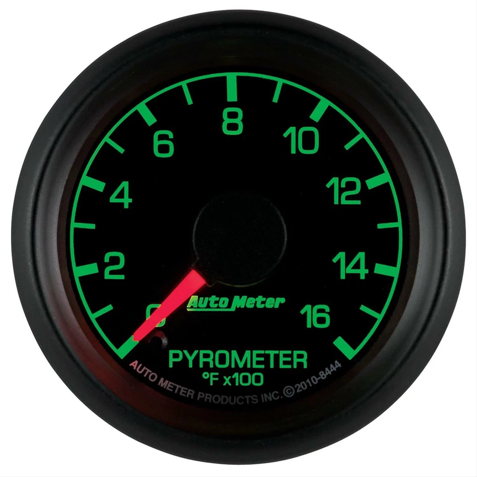 Medidor de pirômetro AutoMeter 0-1600 F compatível de fábrica 2-1/16" compatível com Ford 8444 - Imagem 3 de 4