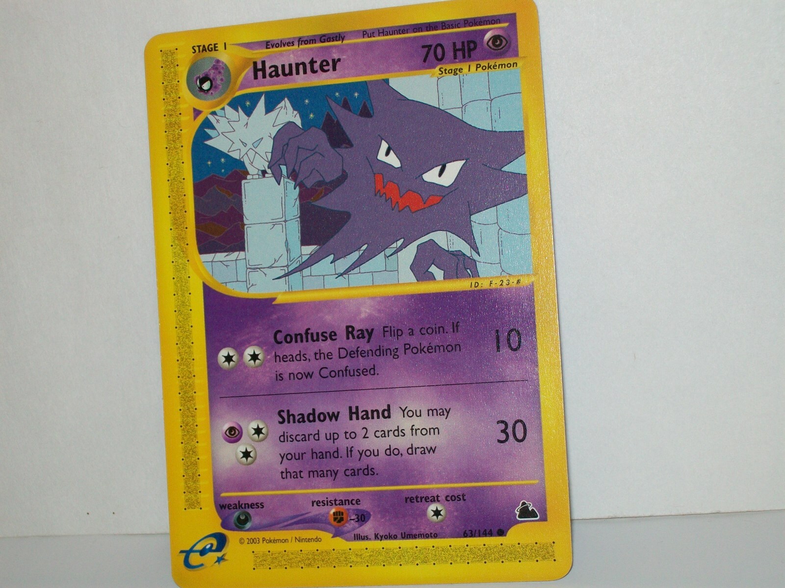 Haunter 63/144 Common Skyridge Pokemon Card Mint New