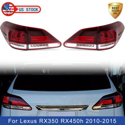 LED Tail lights Star-tup Sequential Lamps For Lexus RX350 RX450 RX270 2013-2015