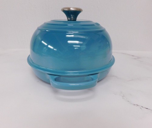 Le Creuset Signature Gusseisen 1,75 Quart Brotbackofen, Karibikblau - NEU - Bild 18 von 19