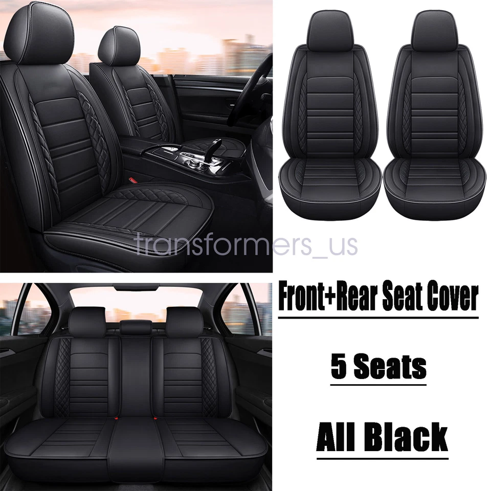For Pontiac VIBE 2003-2010 Car Front + Rear Seat Cover Protector Cushion - Image 2 of 4
