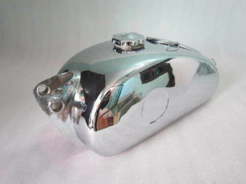 Benelli 175 Enduro 1971-72 Chrome Steel Fuel Petrol Tank With Cap - Изображение 3 из 4