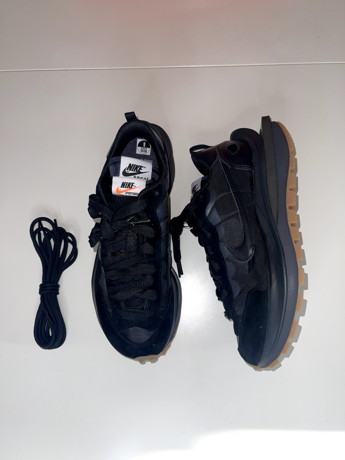 SACAI X NIKE Taglia 8 Nike VaporWaffle x Sacai Nero