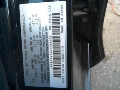 MAZDA 3 2016 Speedometer Head/Cluster 253770 | eBay
