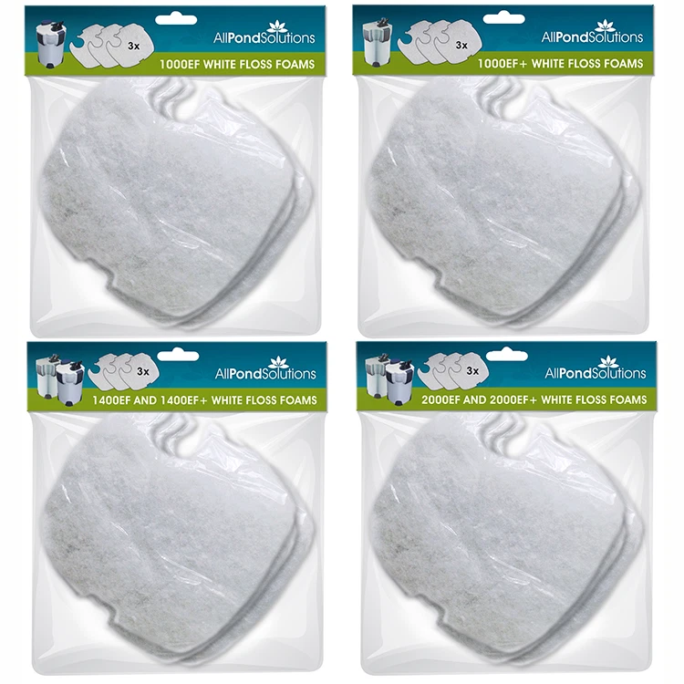 Aquarium Tank External Filter Media Fine Floss Foams All Pond Solutions EF & EF+