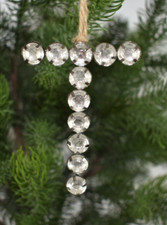 Pottery Barn 3.5" Jeweled Metal Letter "T" Alphabet Initial Christmas Ornament