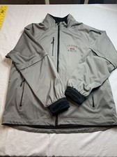 Chaqueta Cutter & Buck WeatherTec Talla L Gris/Negro Cremallera Completa Lluvia/Viento