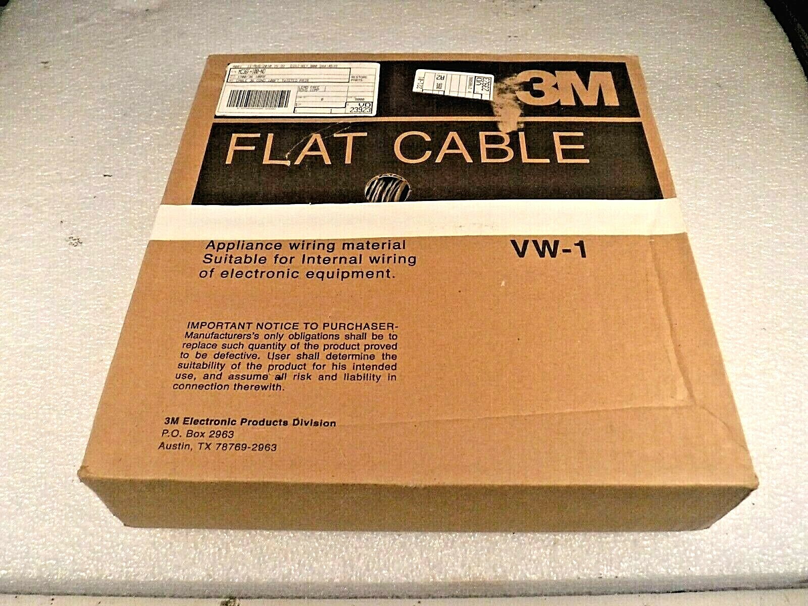 3M 1700/36 100SF Twisted Pair Conduit Flat Ribbon Cable (100 Ft)