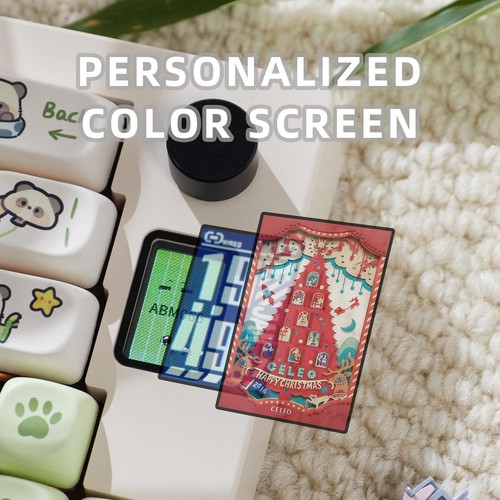 CIDOO ABM066 Alice Keyboard Hot Swappable Mechanical Keyboard RGB Wireless Cu - Picture 5 of 5