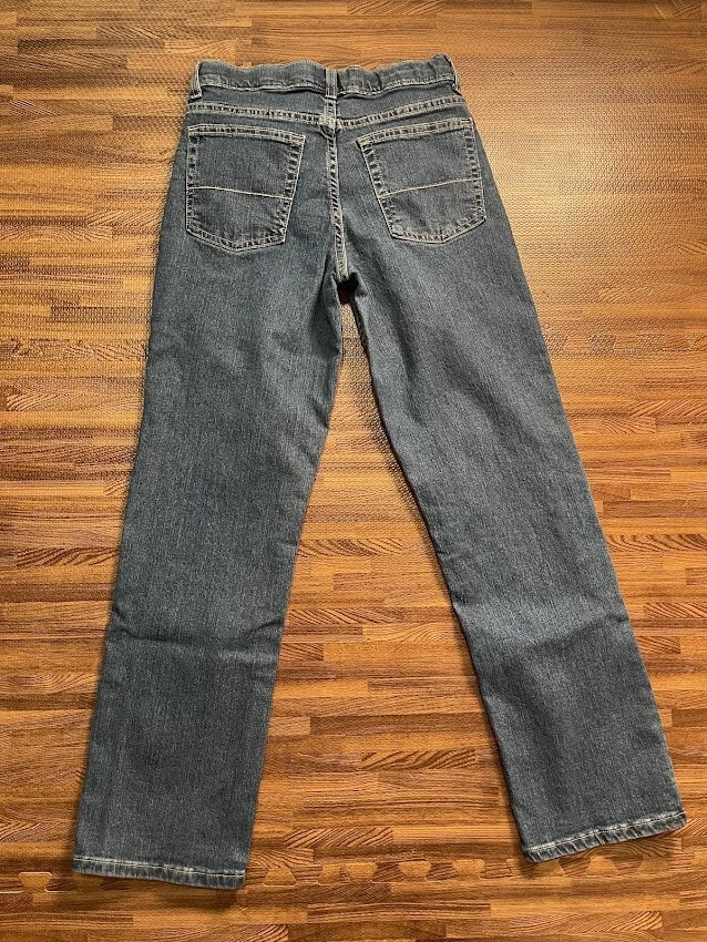 Pantalones de mezclilla Urban Pipeline para niños calce recto azules mezcla de algodón talla 14 Foto 2 de 4