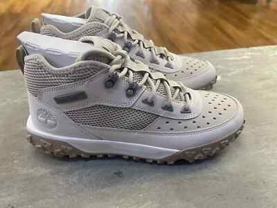 TIMBERLAND MENS GREENSTRIDE MOTION 6 MID LACE SNEAKER LIGHT GREY W  A6CW1-EUY